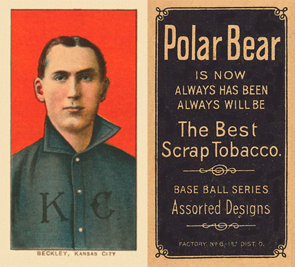 1909 White Borders Polar Bear Beckley, Kansas City #29 Baseball Card