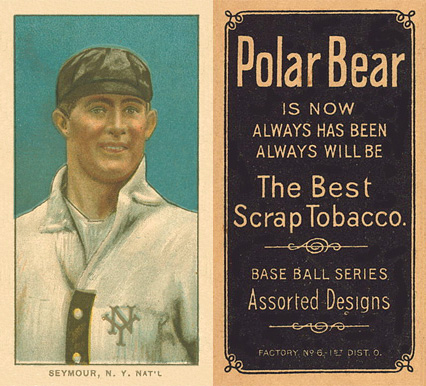 1909 White Borders Polar Bear Seymour, N.Y. Nat'L #435 Baseball Card