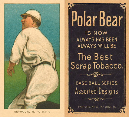 1909 White Borders Polar Bear Seymour, N.Y. Nat'L #436 Baseball Card