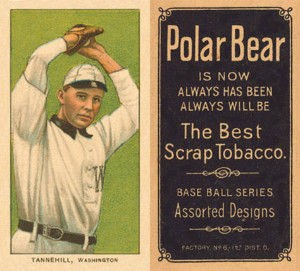 1909 White Borders Polar Bear Tannehill, Washington #476 Baseball Card