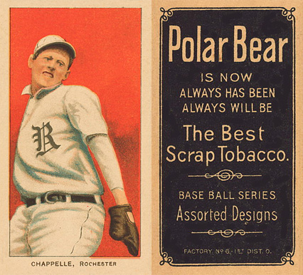 1909 White Borders Polar Bear Chappelle, Rochester #80 Baseball Card