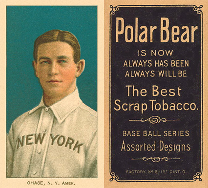 1909 White Borders Polar Bear Chase, N.Y. Amer. #83 Baseball Card