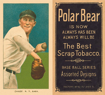 1909 White Borders Polar Bear Chase, N.Y. Amer. #85 Baseball Card