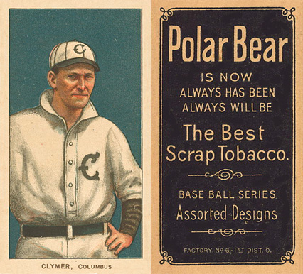 1909 White Borders Polar Bear Clymer, Columbus #94 Baseball Card