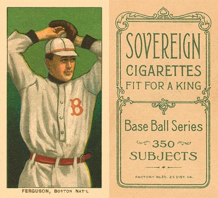 1909 White Borders Sovereign Ferguson, Boston Nat'L #170 Baseball Card
