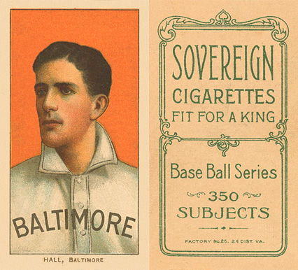 1909 White Borders Sovereign Hall, Baltimore #201 Baseball Card