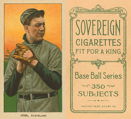 1909 White Borders Sovereign Joss, Cleveland #244 Baseball Card