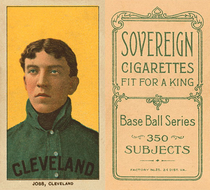 1909 White Borders Sovereign Joss, Cleveland #245 Baseball Card