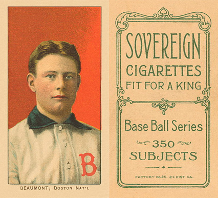 1909 White Borders Sovereign Beaumont, Boston Nat'l #26 Baseball Card