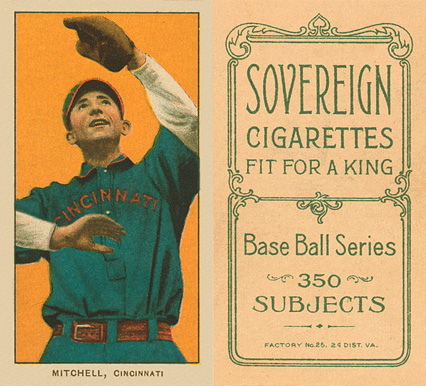 1909 White Borders Sovereign Mitchell, Cincinnati #339 Baseball Card