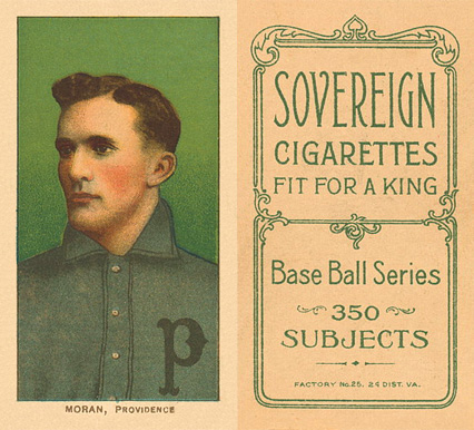 1909 White Borders Sovereign Moran, Providence #342 Baseball Card