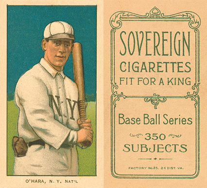 1909 White Borders Sovereign O'Hara, N.Y. Nat'L #364 Baseball Card
