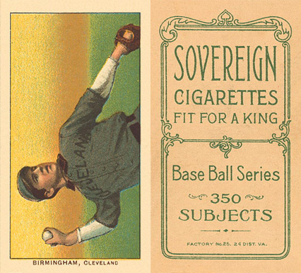 1909 White Borders Sovereign Birmingham, Cleveland #41 Baseball Card