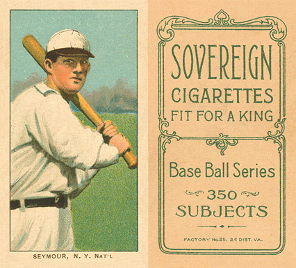 1909 White Borders Sovereign Seymour, N.Y. Nat'L #434 Baseball Card