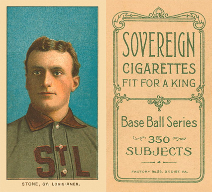 1909 White Borders Sovereign Stone, St. Louis Amer. #466 Baseball Card