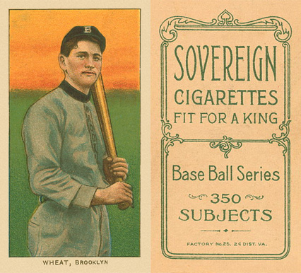 1909 White Borders Sovereign Wheat, Brooklyn #503 Baseball Card