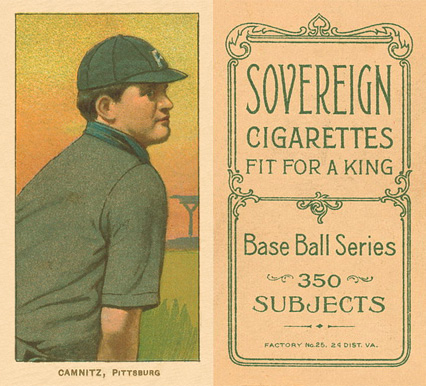 1909 White Borders Sovereign Camnitz, Pittsburgh #68 Baseball Card
