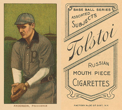 1909 White Borders Tolstoi Anderson, Providence #10 Baseball Card