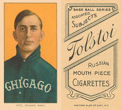 1909 White Borders Tolstoi Atz, Chicago Amer. #14 Baseball Card