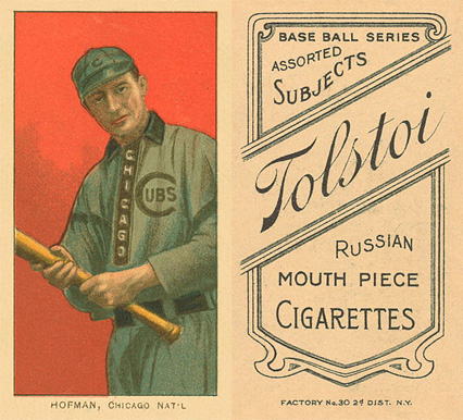 1909 White Borders Tolstoi Hofman, Chicago Nat'L #218 Baseball Card