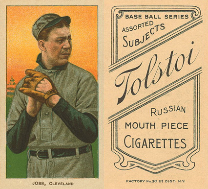 1909 White Borders Tolstoi Joss, Cleveland #244 Baseball Card