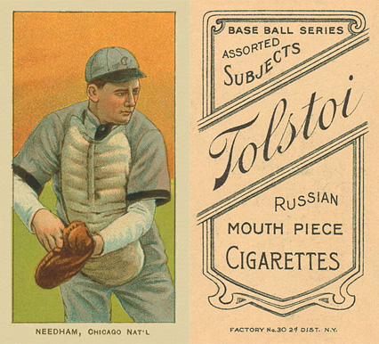 1909 White Borders Tolstoi Needham, Chicago Nat'L #357 Baseball Card