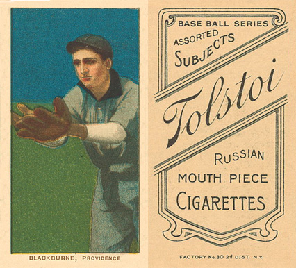 1909 White Borders Tolstoi Blackburne, Providence #42 Baseball Card