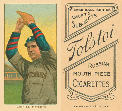 1909 White Borders Tolstoi Camnitz, Pittsburgh #70 Baseball Card