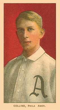 1909 White Borders Ghosts, Miscuts, Proofs, Blank Backs & Oddities Collins, Phila. Amer. #101 Baseball Card