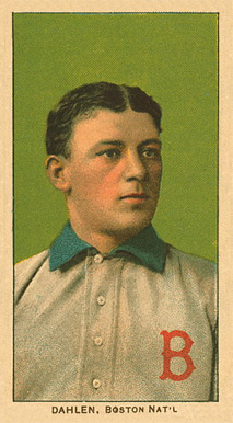 1909 White Borders Ghosts, Miscuts, Proofs, Blank Backs & Oddities Dahlen, Boston Nat'L #117 Baseball Card