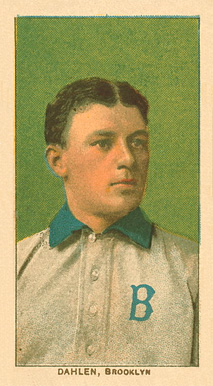 1909 White Borders Ghosts, Miscuts, Proofs, Blank Backs & Oddities Dahlen, Brooklyn #118 Baseball Card
