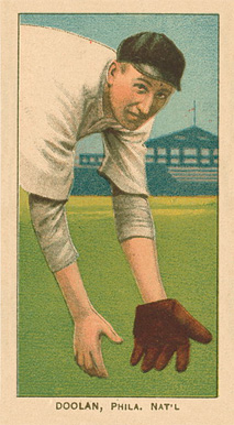 1909 White Borders Ghosts, Miscuts, Proofs, Blank Backs & Oddities Doolan, Phila. Nat'L #139 Baseball Card