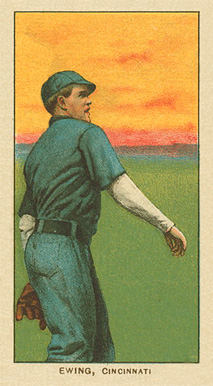 1909 White Borders Ghosts, Miscuts, Proofs, Blank Backs & Oddities Ewing, Cincinnati #169 Baseball Card