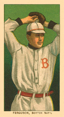 1909 White Borders Ghosts, Miscuts, Proofs, Blank Backs & Oddities Ferguson, Boston Nat'L #170 Baseball Card