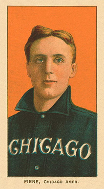 1909 White Borders Ghosts, Miscuts, Proofs, Blank Backs & Oddities Fiene, Chicago Amer. #172 Baseball Card