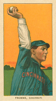 1909 White Borders Ghosts, Miscuts, Proofs, Blank Backs & Oddities Fromme, Cincinnati #182 Baseball Card