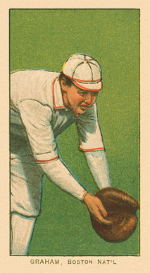 1909 White Borders Ghosts, Miscuts, Proofs, Blank Backs & Oddities Graham, Boston Nat'L #192 Baseball Card
