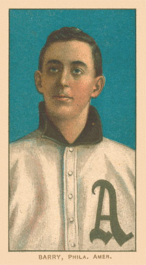 1909 White Borders Ghosts, Miscuts, Proofs, Blank Backs & Oddities Barry, Phila. Amer. #20 Baseball Card