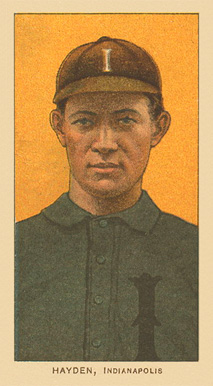 1909 White Borders Ghosts, Miscuts, Proofs, Blank Backs & Oddities Hayden, Indianapolis #207 Baseball Card