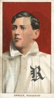 1909 White Borders Ghosts, Miscuts, Proofs, Blank Backs & Oddities Barger, Rochester #19 Baseball Card