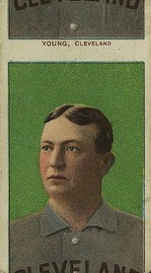 1909 White Borders Ghosts, Miscuts, Proofs, Blank Backs & Oddities Young, Cleveland #523 Baseball Card