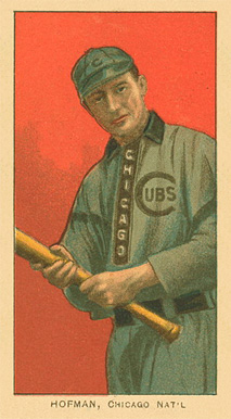 1909 White Borders Ghosts, Miscuts, Proofs, Blank Backs & Oddities Hofman, Chicago Nat'L #218 Baseball Card