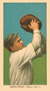 1909 White Borders Ghosts, Miscuts, Proofs, Blank Backs & Oddities Jacklitsch, Phila. Nat'L #230 Baseball Card