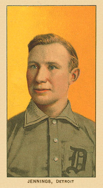 1909 White Borders Ghosts, Miscuts, Proofs, Blank Backs & Oddities Jennings, Detroit #234 Baseball Card