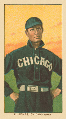 1909 White Borders Ghosts, Miscuts, Proofs, Blank Backs & Oddities F. Jones, Chicago Amer. #237 Baseball Card