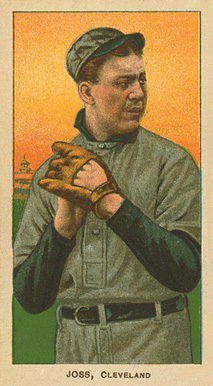 1909 White Borders Ghosts, Miscuts, Proofs, Blank Backs & Oddities Joss, Cleveland #244 Baseball Card