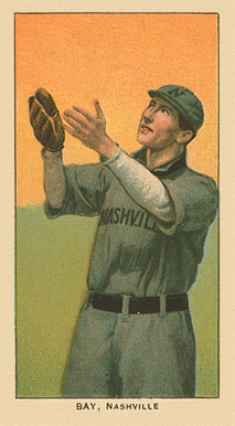 1909 White Borders Ghosts, Miscuts, Proofs, Blank Backs & Oddities Bay, Nashville #25 Baseball Card