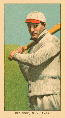 1909 White Borders Ghosts, Miscuts, Proofs, Blank Backs & Oddities Kleinow, N.Y. Amer. #257 Baseball Card