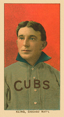 1909 White Borders Ghosts, Miscuts, Proofs, Blank Backs & Oddities Kling, Chicago Nat'L #258 Baseball Card
