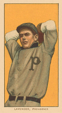 1909 White Borders Ghosts, Miscuts, Proofs, Blank Backs & Oddities Lavender, Providence #278 Baseball Card
